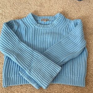 JCREW WOMENS CHUNKY CUFF COTTON SWEATER SIZE XS